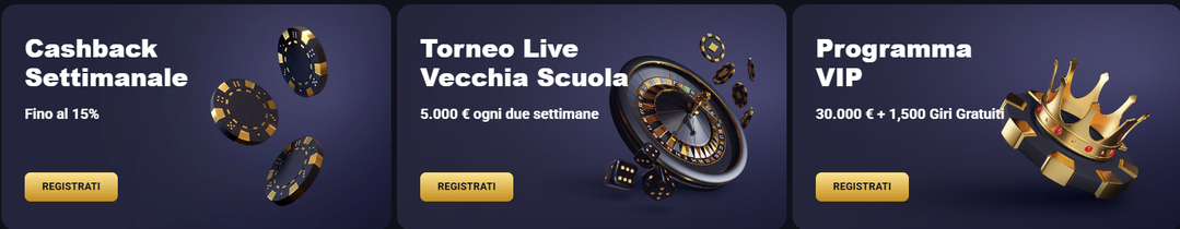 Promozioni RollXO Casinò Live